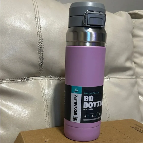 Stanley Pink and Silver Go Bottle - Picture 5 of 5